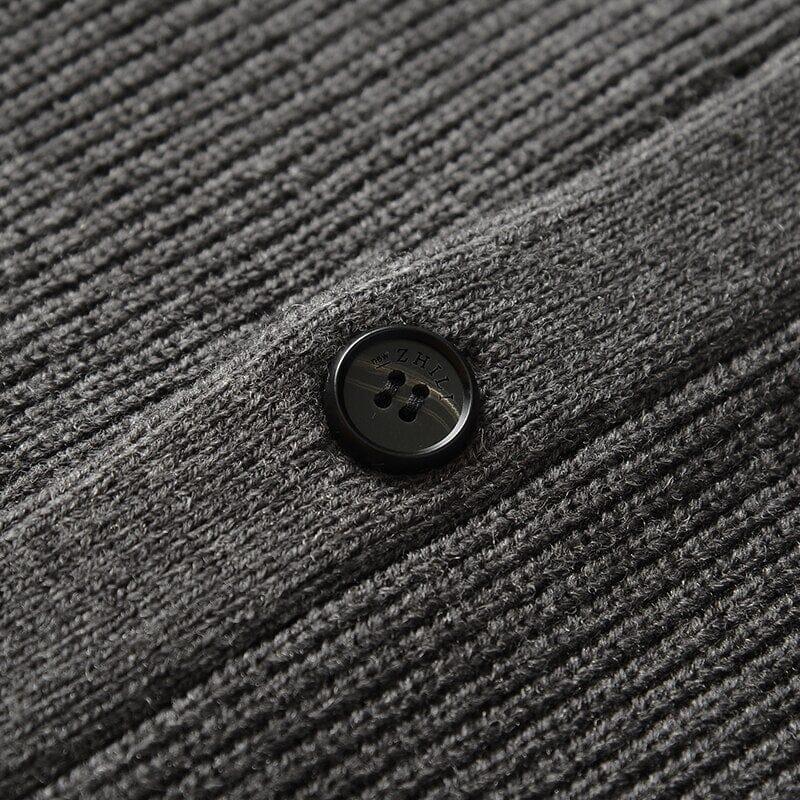 Men's V-Neck Merino Wool Cardigan | Ventorini