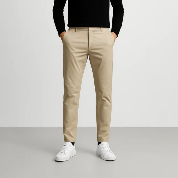 Men's Chino Cotton Twill Trousers Ventorini F010