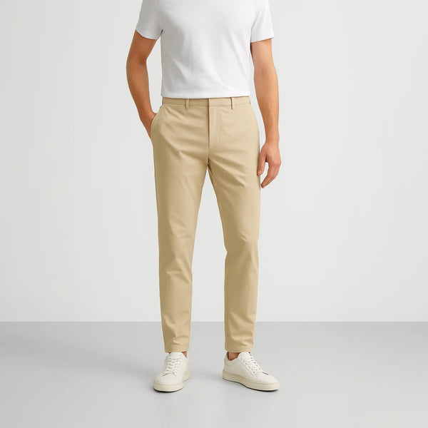 Men's Chino Cotton Twill Trousers Ventorini F011